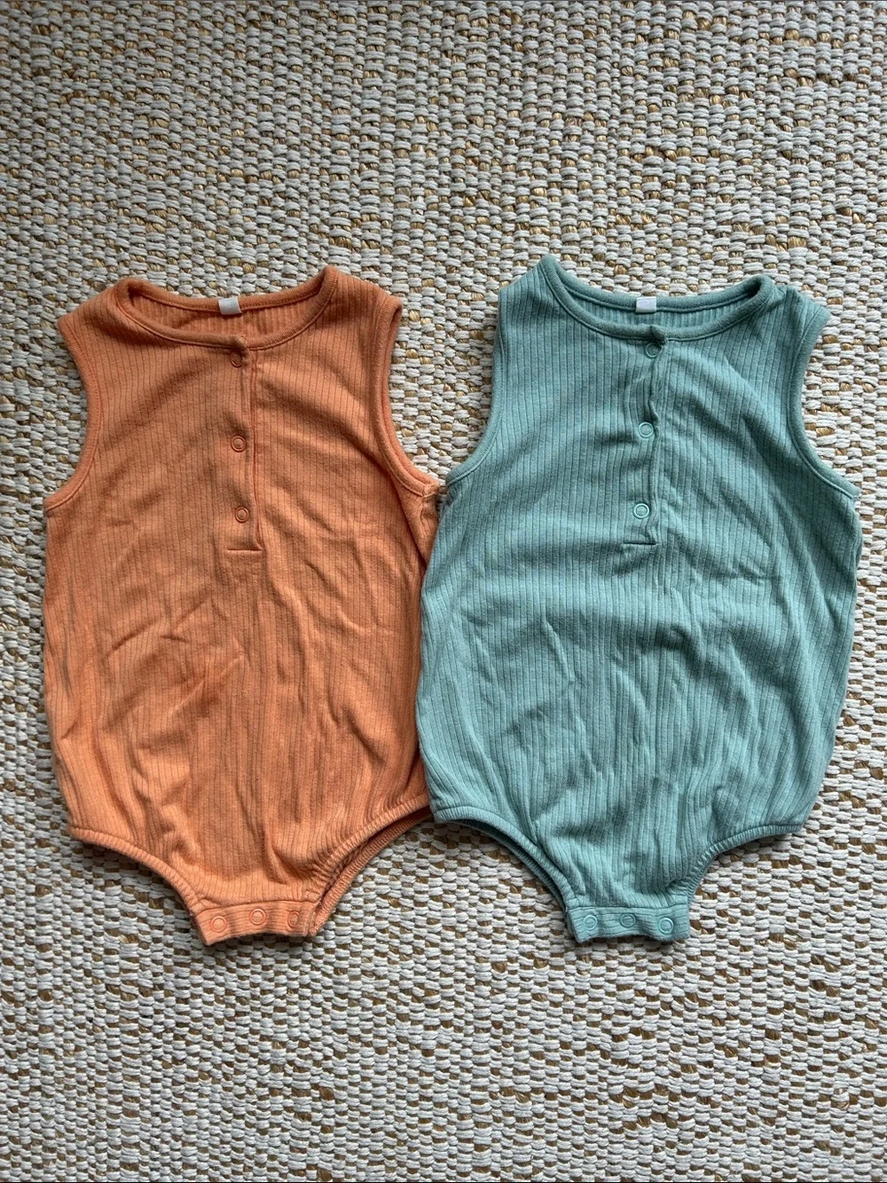 Mori baby bubble rompers bundle of 2